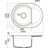 Мойка OMOIKIRI SAKAIME 60E-CH Tetogranit/шампань 4993239