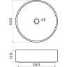 Раковина OMOIKIRI MIRA-PO Natceramic/port 4972070
